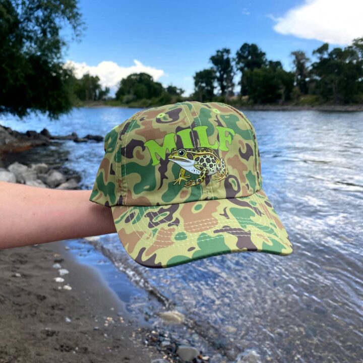 Man I Love Frogs Camo Hat
