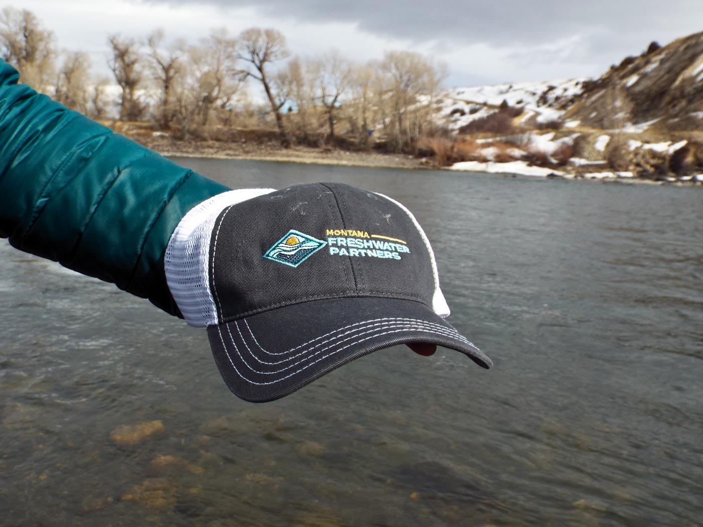 Freshwater Partners "Dad Hat" - Grey