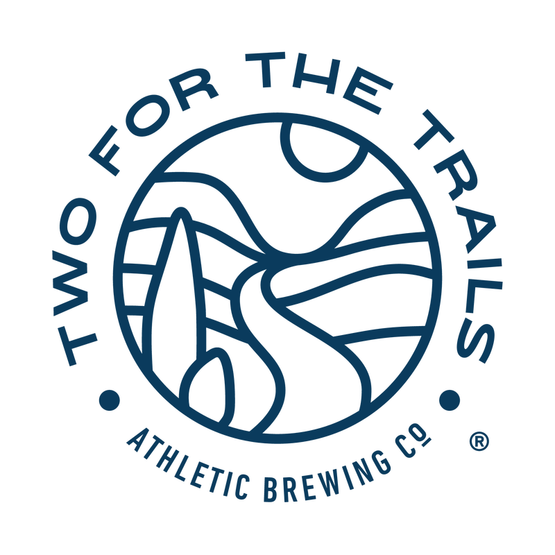 athletic brewing-two for the trails-badge-navy